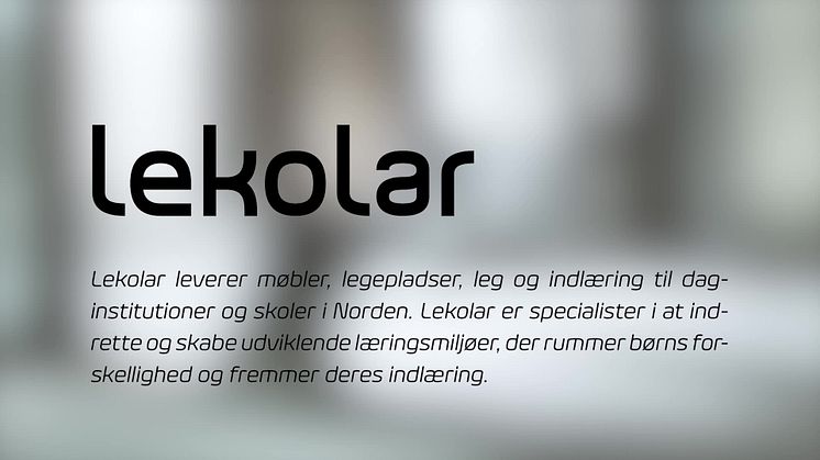 Sammenlægning af Lekolar Danmark og SIS by Lekolar