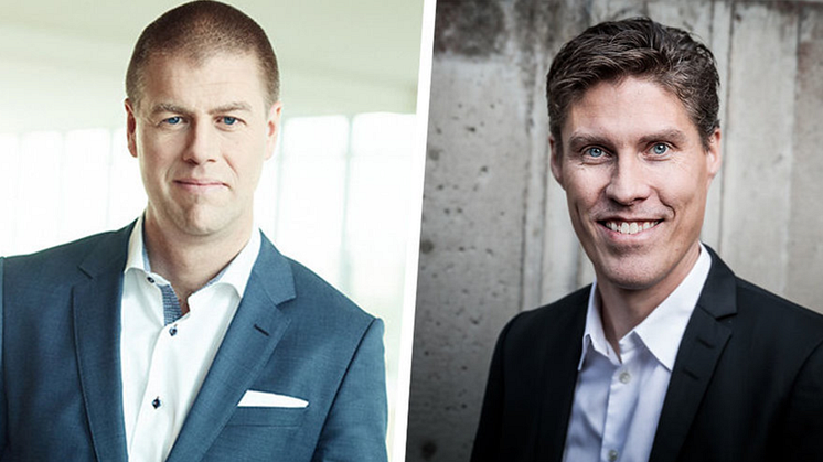 Magnus Johansson, new board member, and Måns Ullerstam, founder, Kale United.