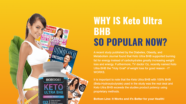 Keto Ultra BHB – The Naturally Discovered and Best Weight Loss Capsule!