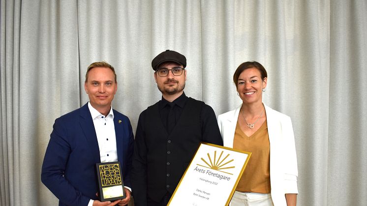 From left: Niclas Håkansson, Member of the Board, Daniel Pervan, Co-Owner, Ellinor Persson, Marketing Manager
