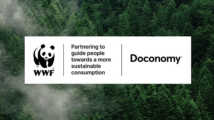 Doconomy och WWF i strategiskt samarbete för omställning till en mer hållbar livsstil