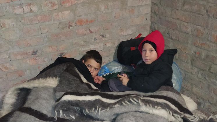 I dagsläget evakueras många barn till Polen. Foto: SOS Barnbyar