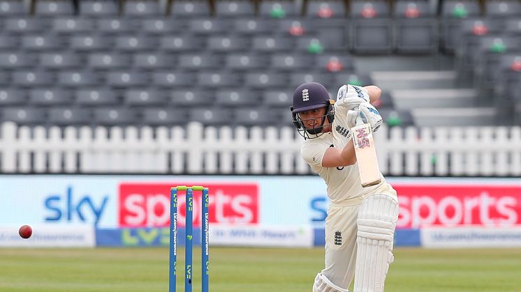 Heather Knight made 95 on day one at Bristol. Photo: Getty Images