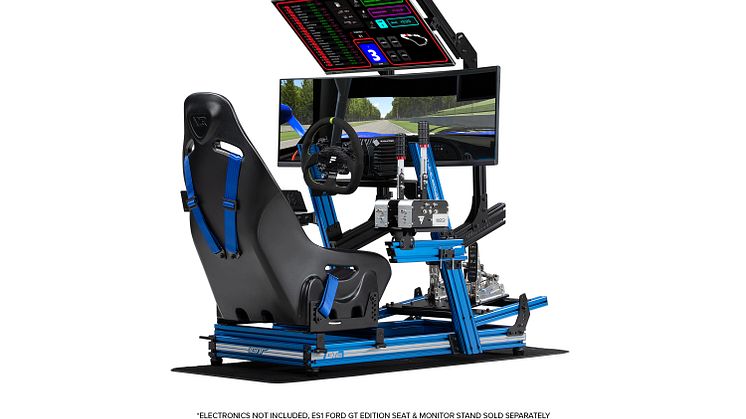 A játékrajongók számára itt a Ford legjobb ülése, amit a Next Level Racing® céggel közösen fejlesztett új, Ford GT-logós verseny-cockpit tesz teljessé