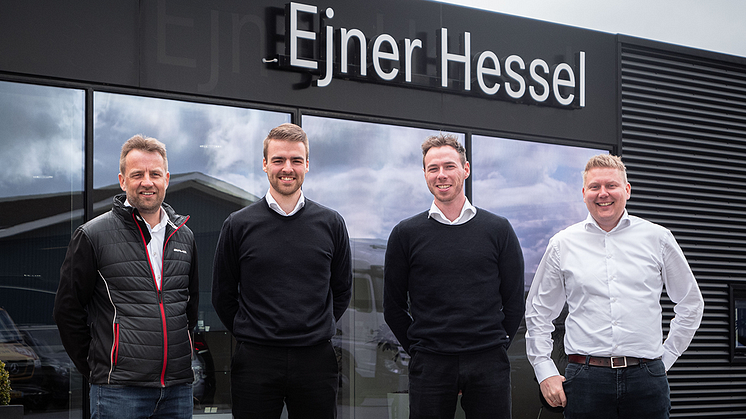 Tre nye medarbejdere bliver en del af Hessel-familien i Holstebro