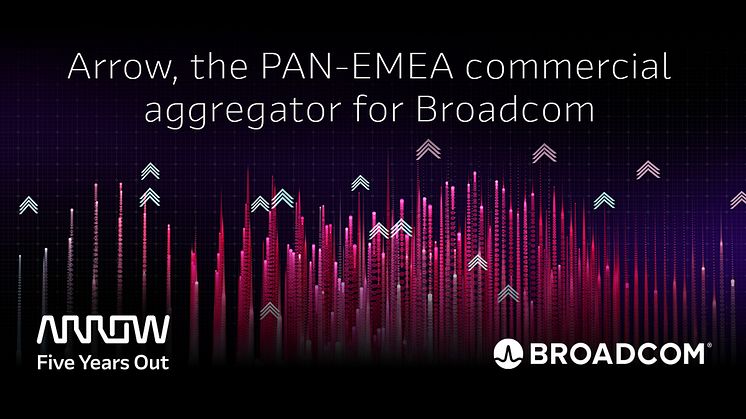 Arrow Electronics sikrer kommersiell distribusjonsavtale med Broadcom i EMEA regionen.
