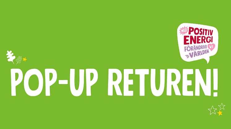 Pop-up returen är tillbaka - en återvinningstjänst nära dig