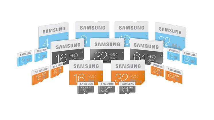 Förbättrad prestanda i ny serie minneskort från Samsung 