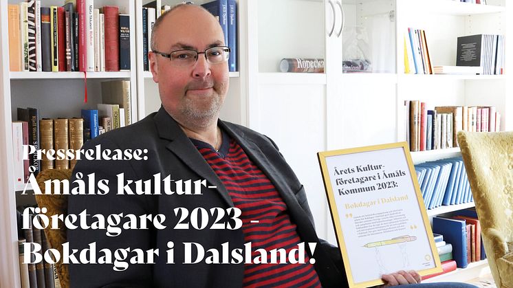Åmåls kulturföretagare 2023 - Bokdagar i Dalsland!