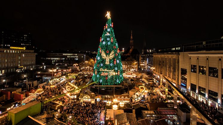 1. Weihnachtsbaum in Dortmund