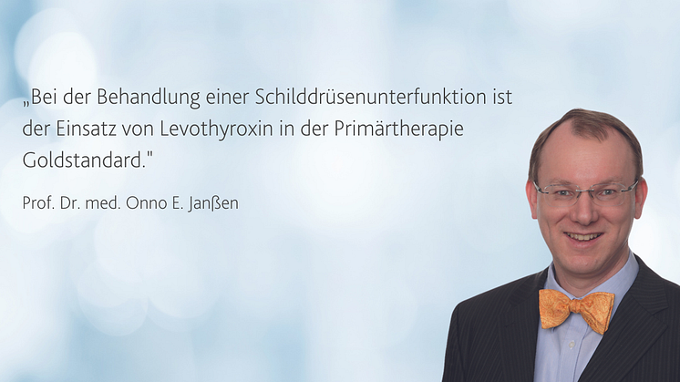 Prof. Onno Janßen im Interview zum Thema Hypothyreosetherapie