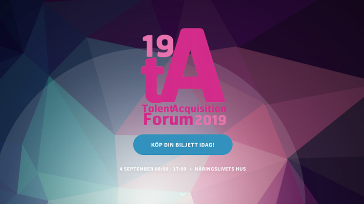 TNG medverkar i paneldiskussion på Talent Acquisition Forum 2019 
