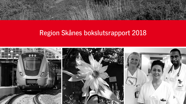Bokslutsrapport 2018 från Region Skåne