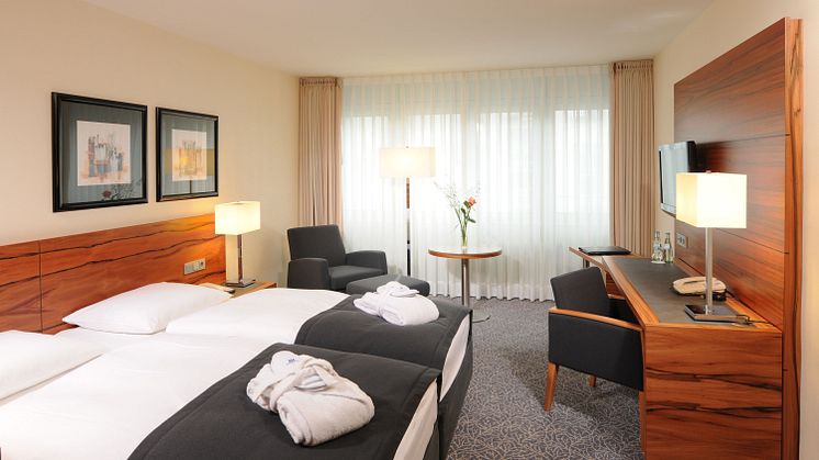 Bestens aufgestellt: Die Maritim Hotelgesellschaft verzeichnet eine außerordentlich gute Geschäftsentwicklung und punktet bei den Gästen mit höchster Servicequalität  und umfassend renovierten Hotels wie hier in München.
