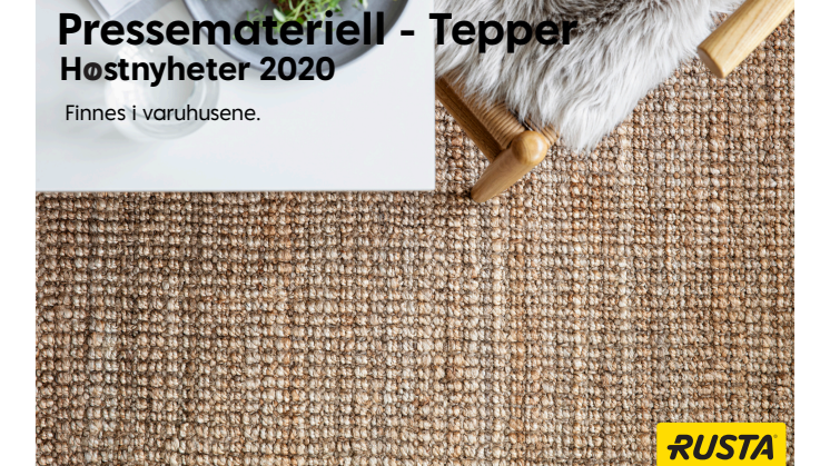 Pressemateriell Tepper - Høst 2020