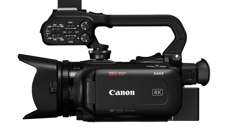 Canon XA65 LEFT SIDE
