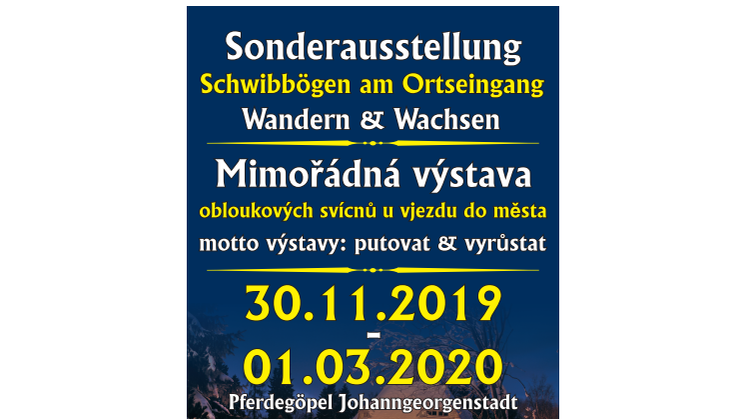 Plakat Schwibbogenausstellung Johanngeorgenstadt