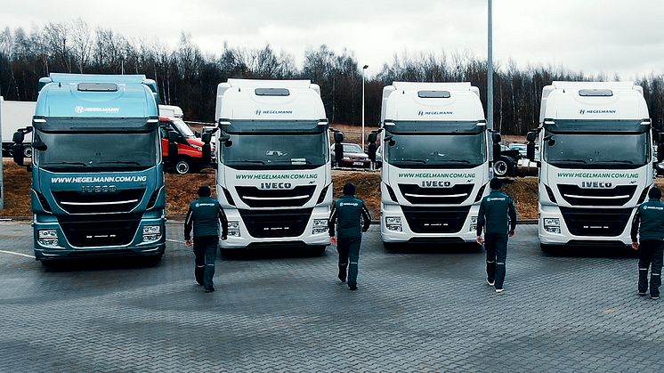 German-based cargo and freight company Hegelmann Group has acquired five LNG-powered trucks from IVECO, as a part of its plan to have sustainable vehicles make up at least 20 % of its total fleet by 2025.