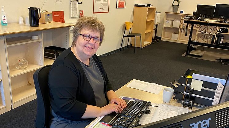 Kæthe Yvonne Paulsen, der er specialist i debitor-bogholderiet i Bygmas Region Syd & Fyn har 25-års jubilæum den 1. august 2022