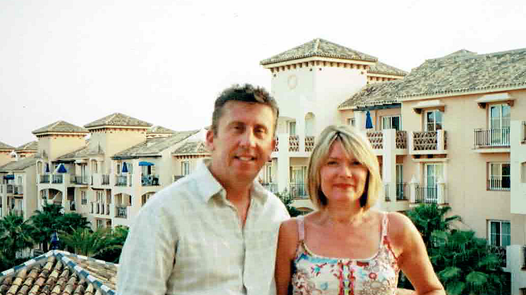Furious at "profiteering".  John and Linda House owners at Marriott´s Marbella Beach Club for 20 years.  Seen here in happier times.
