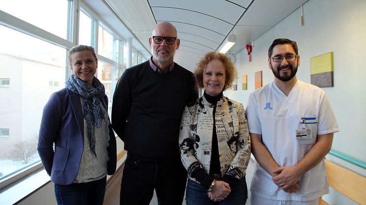 Helsingborgs lasarett besökte på tisdagen akutmottagningen på Norrtälje sjukhus. 