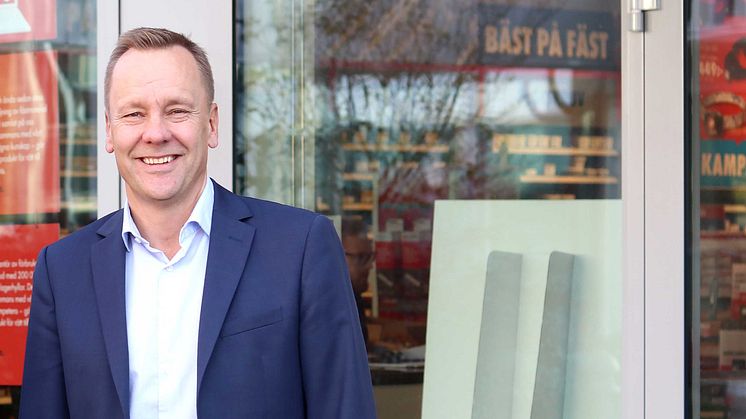 Jan Kahlin, Chef Butik ser fram emot att få öppna en ny Würth-butik i Solna.