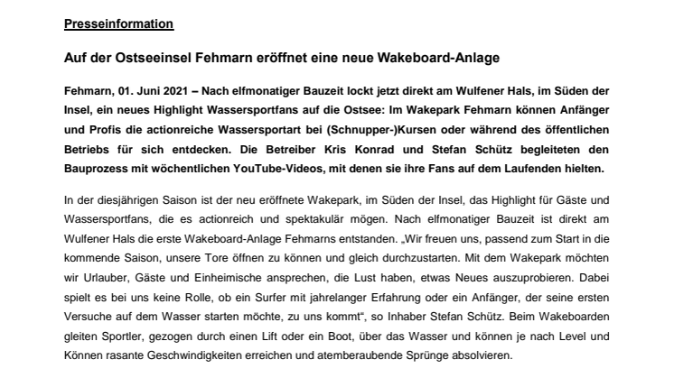 Pressemitteilung_Tourismus-Service Fehmarn_wakepark Fehmarn.pdf