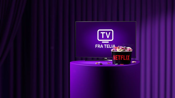 Telia lanserer Netflix i Valgmenyen