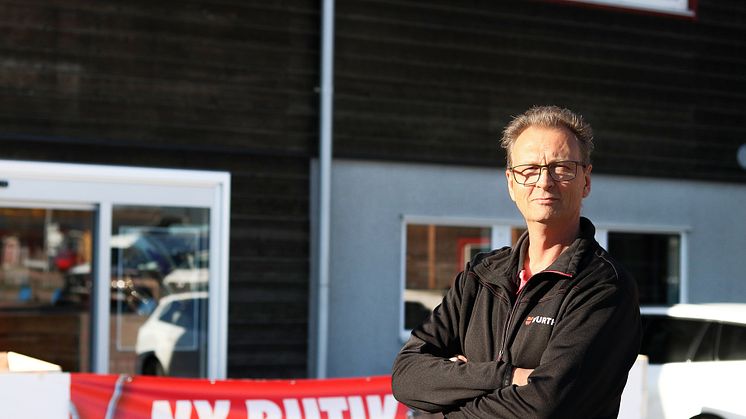 Sören Larsson, butiksansvarig Würth-butiken Avesta ser fram emot att få flytta till nya lokaler