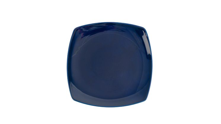 Sense Colour, Cobalt firkantet tallerken, Ø 27 cm