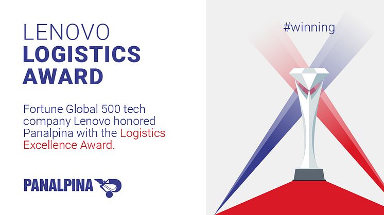 Panalpina honored with Lenovo Logistics Award