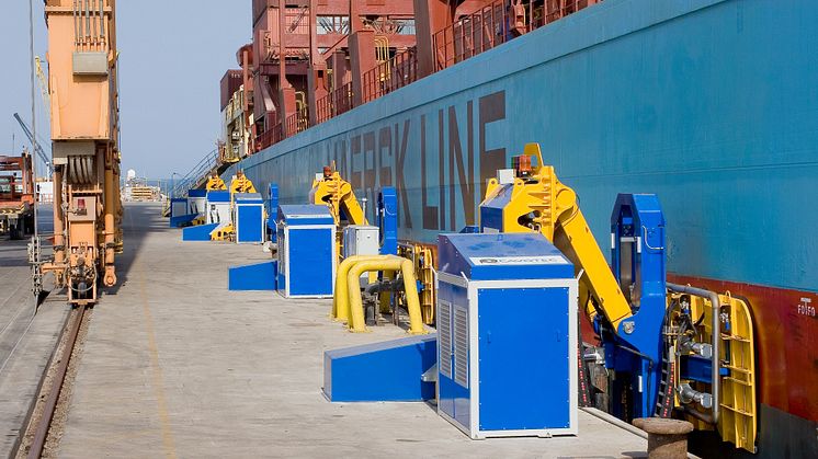 MoorMaster™ MM600 units in use at the Port of Salalah in Oman