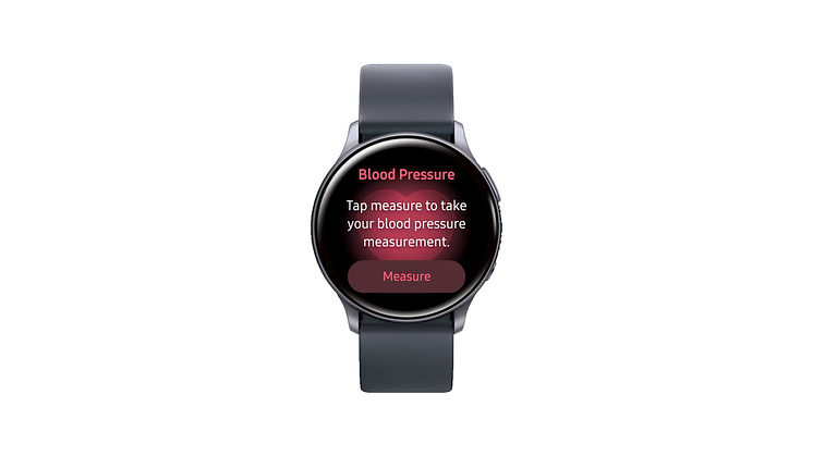 Samsung Galaxy Watch mäter blodtryck