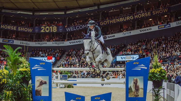 ATG är mångårig samarbetspartner till Svenska Ridsportförbundet och Gothenburg Horse Show. Nu får den populära hoppserien ATG Riders League en stor final i Göteborg. Foto: Natalie Greppi