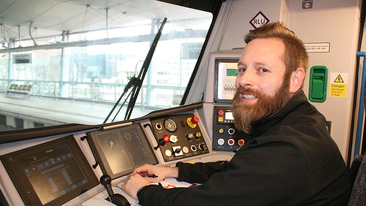 Newly-qualified Thameslink driver Paul Butler