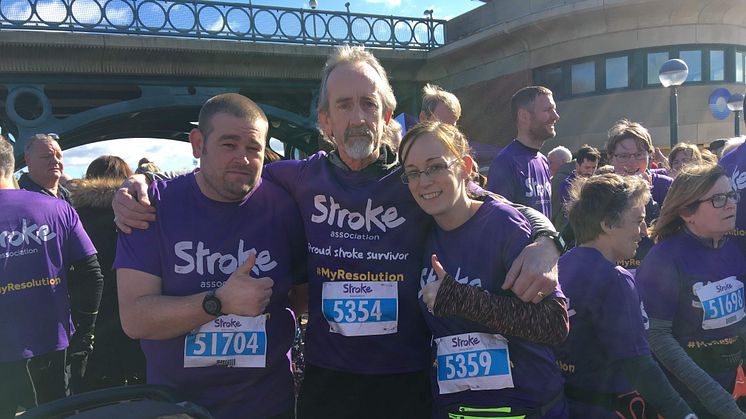 ​Local stroke survivor joins the resolution for the Stroke Association