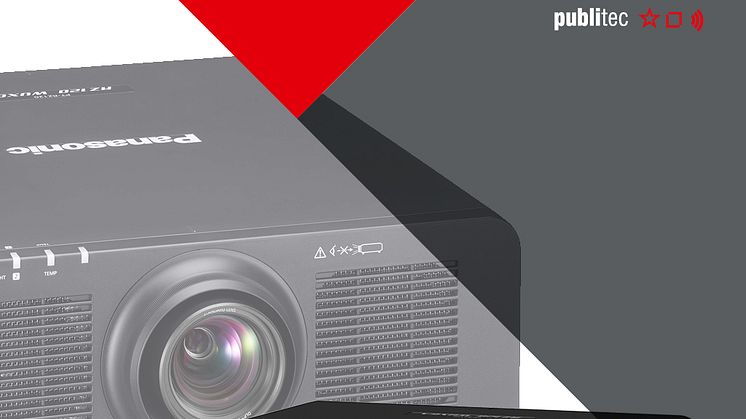 Ab sofort ist der 1-Chip-DLP® Projektor PT-RZ120 von Panasonic bei publitec verfügbar.