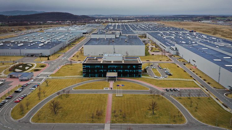 Hyundai startar produktion av Kona Electric på HMMC i Tjeckien.