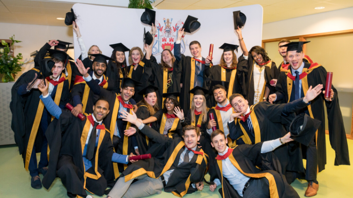 Northumbria University’s first graduation ceremony in Amsterdam 