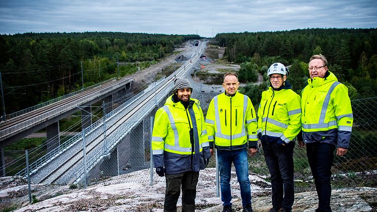 Dubbelspåret Strängnäs-Härad kan bli Årets bygge 2019