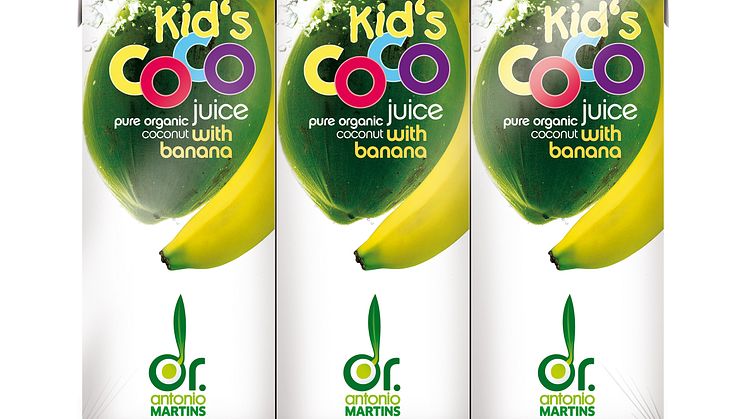 Dr. Martins Coco Kids Juice banan 3 pack økol 3x200 ml