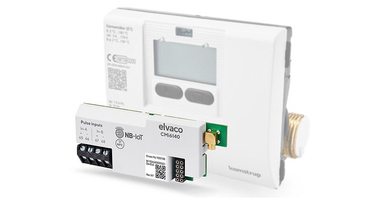 Elvaco fortsätter att växa inom NB-IoT – lanserar ny modul för värmemätare från Kamstrup 