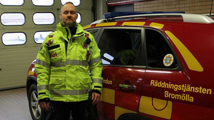 Bromölla kommuns nya räddningschef har god kunskap om kommunen och Räddningstjänsten.