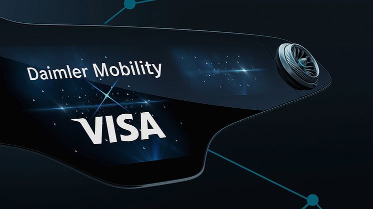 Daimler Mobility und Visa starten globale Technologie-Partnerschaft, um E-Commerce einfach und nutzerfreundlich ins Auto zu integrieren