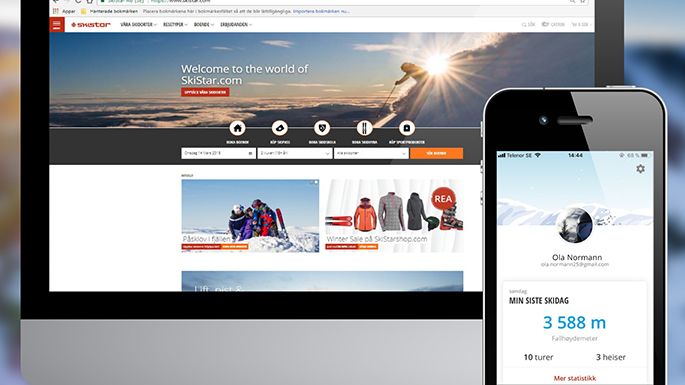 Nye SkiStar.com på webb og mobil