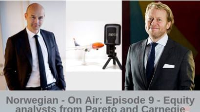 Norwegian - On Air: Aktieanalytiker från Pareto och Carnegie berättar 
