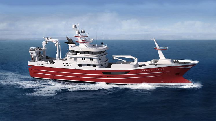 'Artemis' will be equipped with a selection of advanced SIMRAD sonar equipment 