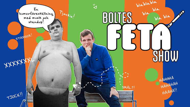 Boltes feta show kommer till 14 städer – från Malmö i söder till Luleå i norr.