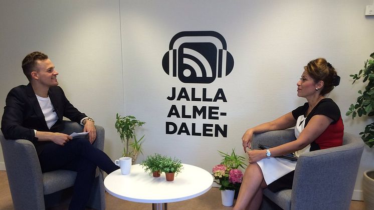 Sodexos VD Azita Shariati intervjuad i radioprogrammet Jalla Almedalen 2016