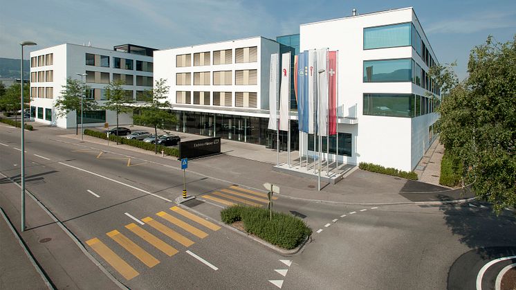 Endress+Hausers hovedkontor i Reinach, Schweiz